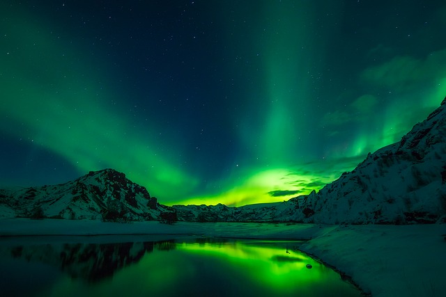 Les aurores boréales en Islande